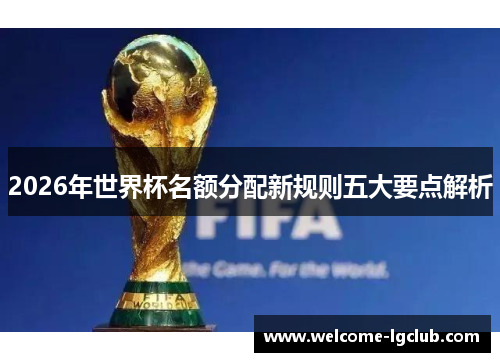 2026年世界杯名额分配新规则五大要点解析